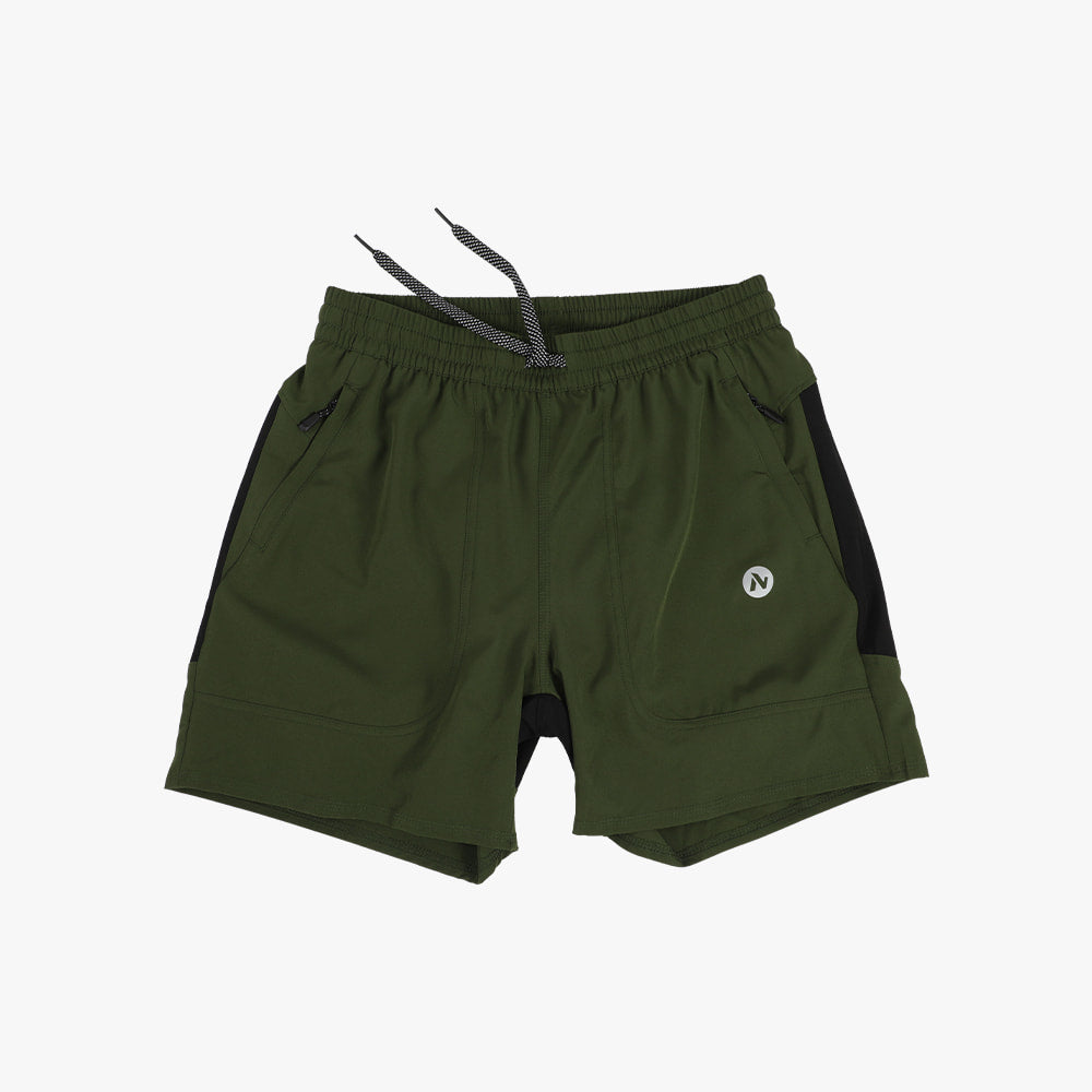 Nepest Men's Solid MTB Shorts with Liner