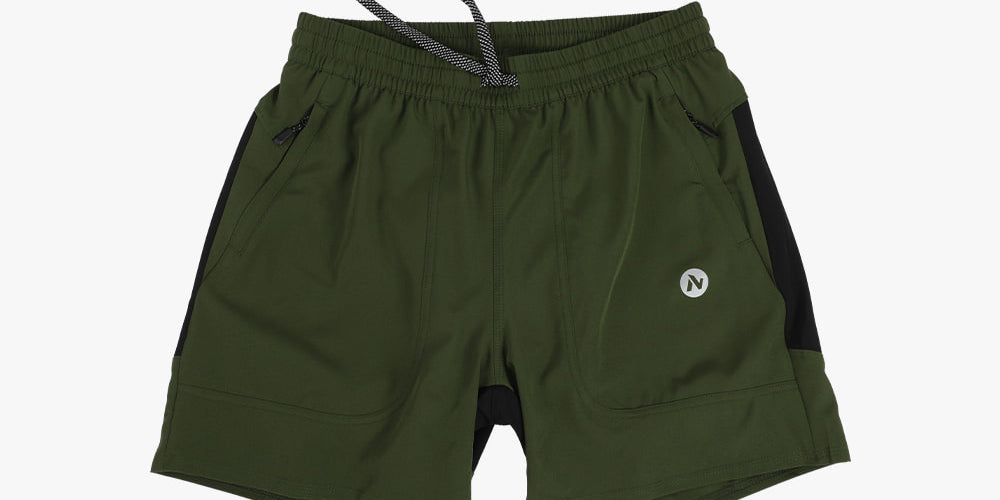 Nepest Men's Solid MTB Shorts with Liner