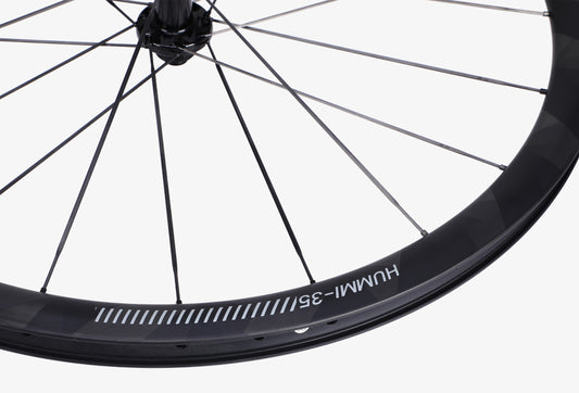 Carbon Fiber Road Bike Wheelset Hummi Series Carbon Spokes