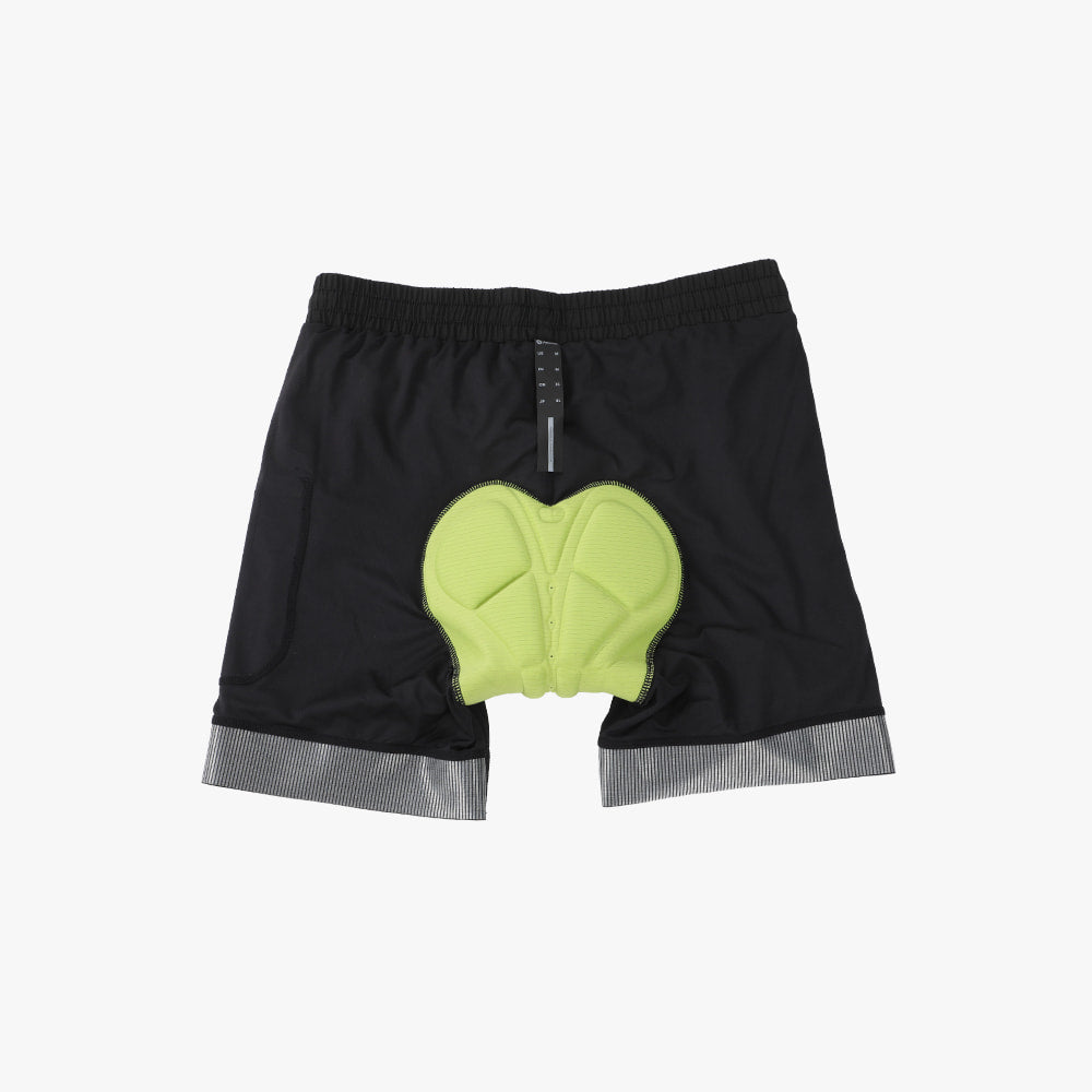 Nepest Men's Solid MTB Shorts with Liner