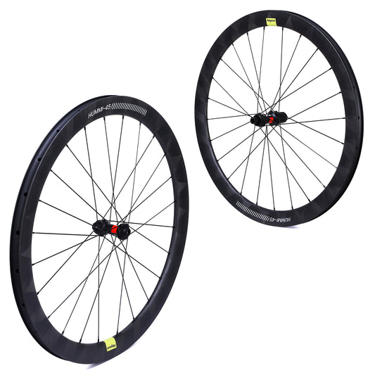 Carbon Fiber Road Bike Wheelset Hummi Series SAPIM Spokes
