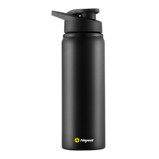 Nepest Stainless Steel Water Bottle Bicycle Water Bottle Outdoor Sports Bottle