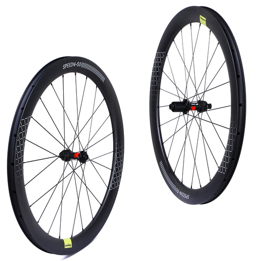 Carbon Fiber Road Bike Wheelset SPEEDN Series SAPIM Spokes