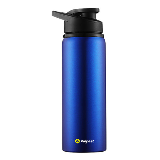 Nepest Stainless Steel Water Bottle Bicycle Water Bottle Outdoor Sports Bottle