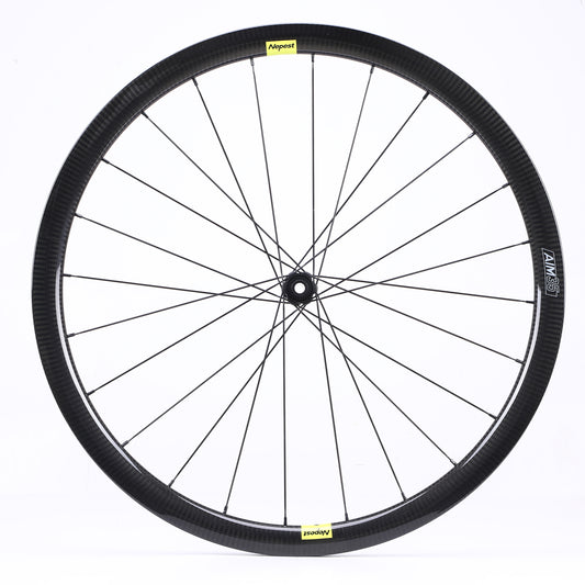 Carbon Fiber Road Bike Wheelset AIM Series SAPIM Spokes