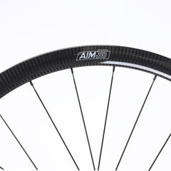 Carbon Fiber Road Bike Wheelset AIM Series SAPIM Spokes