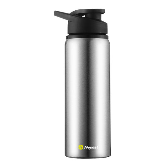 Nepest Stainless Steel Water Bottle Bicycle Water Bottle Outdoor Sports Bottle